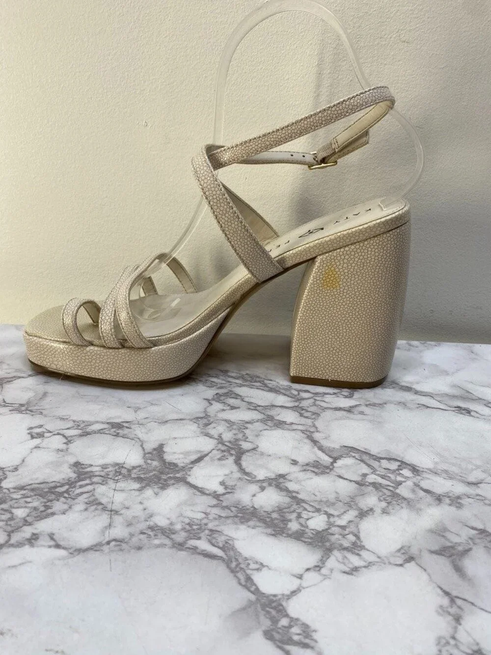 Katy Perry Women's Light Tan The Meadow Classic Platform SZ 9 M